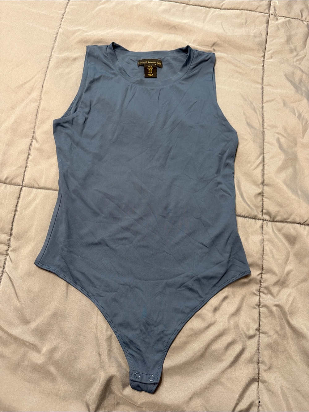 House of Harlow 1960 Sleeveless One-Piece Bodysuit - Blue Sz M